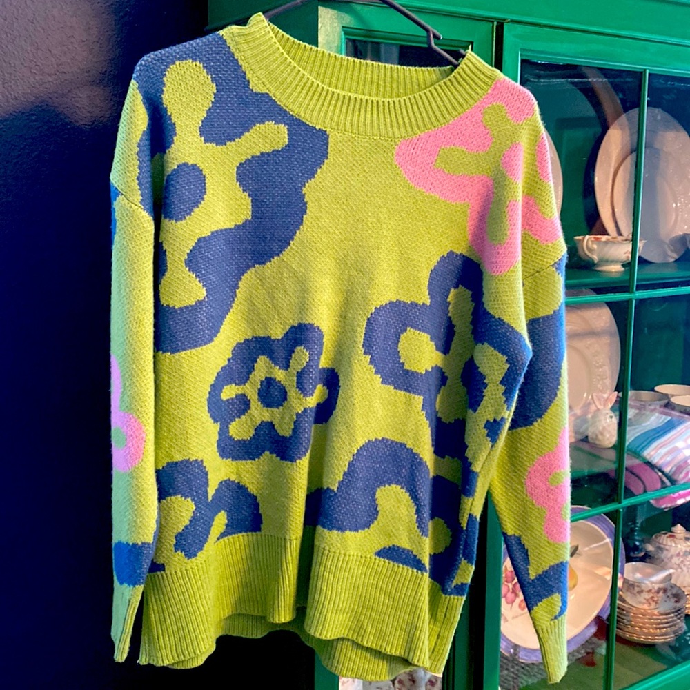 Multi colored sweater
